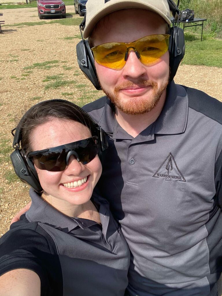 Jacob And Natalee out on the range teachhing the south Dakota Enhanced
