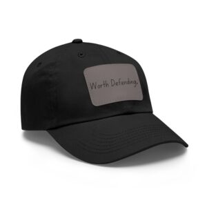 Worth Defending - Hat with Leather Patch
