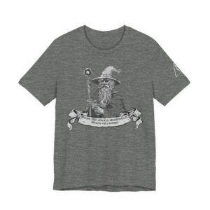 Wizard Graphic Tee — “There Are Always Alternatives” Vintage Fantasy T‑Shirt